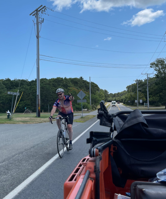 A picture containing sky, outdoor, road, bicycle
Description automatically generated